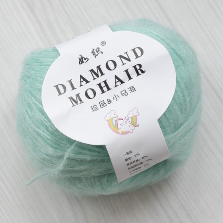 Пряжа Diamond Moher, м'ятний