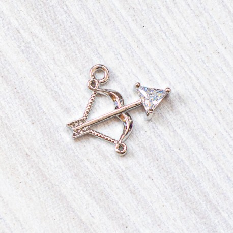 Підвіска у вигляді стріли амура (сталь) покриття 14 К