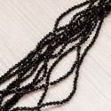 bs-cs0101 Намистини в низці (чорні) (конуси, 4 мм)