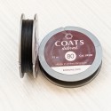 Нитки Coats Dabond (чорна, №80) 75 м