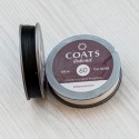 Нитки Coats Dabond (чорна, №60) 150 м