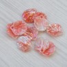 Пелюстки акрилові (18х15 мм) 10 шт, рожеві