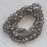 Кришталеві намистини (6мм) сірі