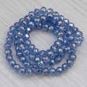 Кришталеві намистини (6мм) сині