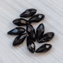 Намистини краплі (6х12 мм), 10 шт, чорні