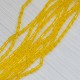 Намистини скляні витягнутий трикутник (4х8 мм) жовтий
