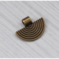 Підвіска спіраль, двостороння (21х15 мм)