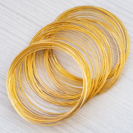 Дріт з пам'яттю (близько 50-55 мм) жовте золото