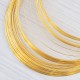 Дріт з пам'яттю (близько 110-115 мм) жовте золото
