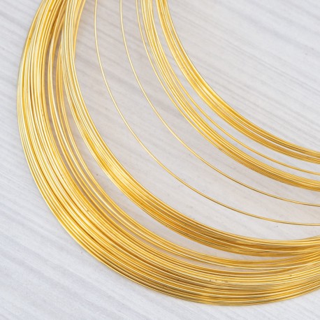 Дріт з пам'яттю (близько 110-115 мм) жовте золото