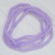 Намистини в низці (гладкі, 6 мм, блідо-бузкові)