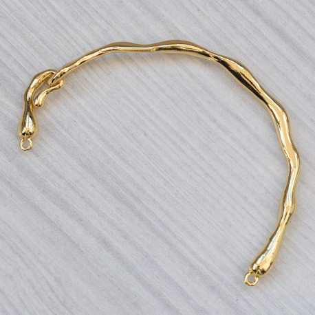 Застібка видовжена з гачком (золото) Покриття 18К