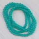 Намистини в низці (гладкі, 6 мм, бірюзовий)