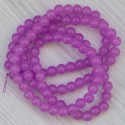 Намистини в низці (гладкі, 8 мм, бузковий)