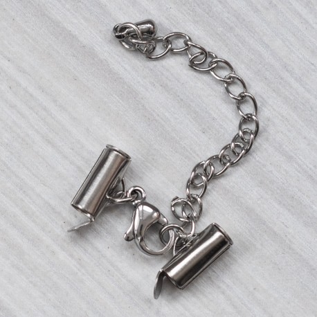 Карабін із слайдерами та подовжувачем, нержавійка (сталь) 10 мм