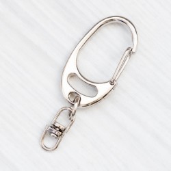 Застібка, карабін для брелка (сталь)