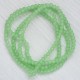 Намистини в низці (гладкі, 10 мм, блідо-салатові)