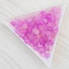 Квіточки акрилові  (3х6 мм) рожеві, 10 шт