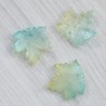 Листочок акриловий  (16х16 мм) блакитно-салатовий