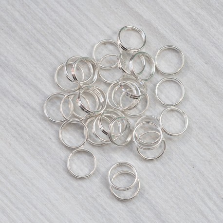 FUR-0033 Кільце подвійне, срібло (20 мм)