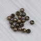 Намистини біжутерні 5 мм (10 шт) під бронзу
