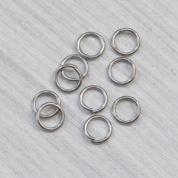 Кільце одинарне, нержавійка (4 мм) сталь