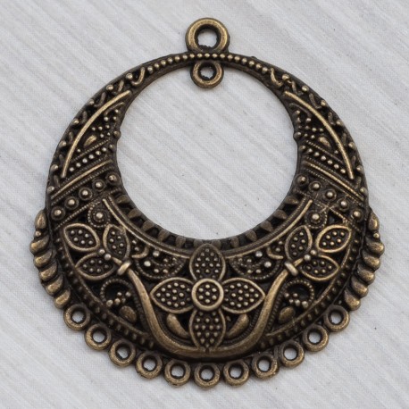 Підвіска-конектор квіткове коло (40х46 мм)
