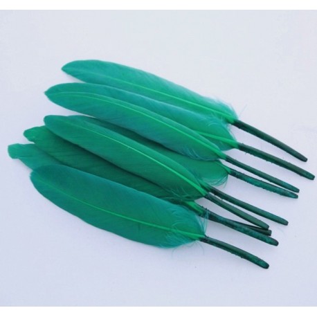 per-31 Пір'я гусяче (бірюзово-смарагдове)